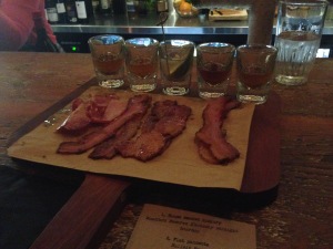 Hmmmm, bacon and whiskey *drool*