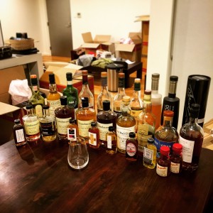 The Whisky a Day collection that survived the move interstate